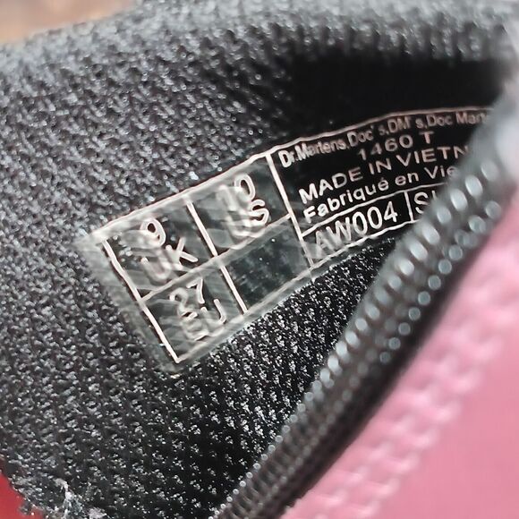 Dr. Martens 1460 Pascal Metallic Pink Boot Little Girl's Size 10 - Picture 7 of 7